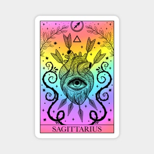 Zodiac sign tarot card Sagittarius Magnet