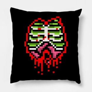 Zombie Pixel Guts Pillow