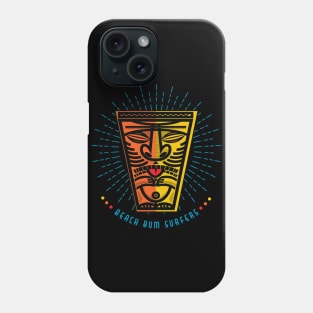 Tiki Surfer Sunburst Phone Case