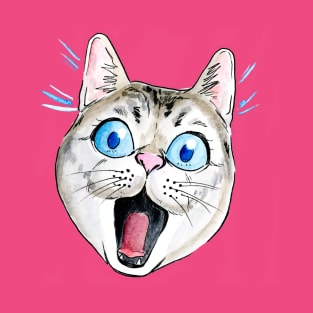 Screaming Cat T-Shirt