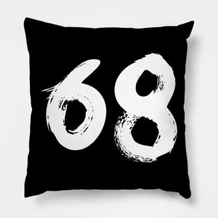 Number 68 Pillow