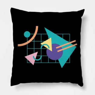 Memphis Pattern 40 / 80s Retro Pillow