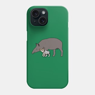 Lowland Tapir Family Phone Case