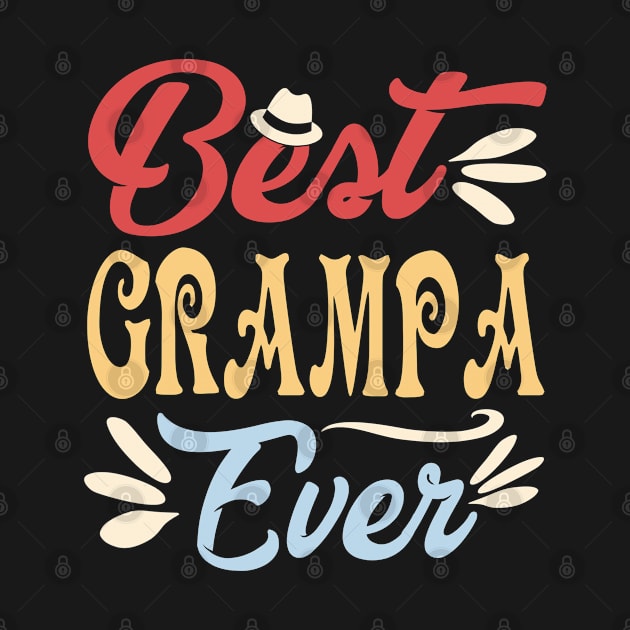 Best Grampa Ever Vintage Family Gift by Tuyetle