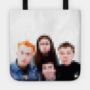 Pixelated Classic Young Ones Design - 80s British Comedy Tote