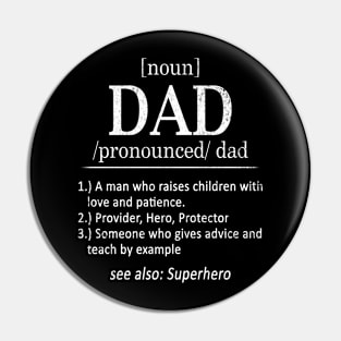 Dad Definition Pin