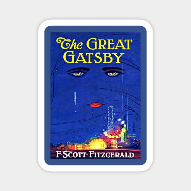 The Great Gatsby by F Scott Fitzgerald Magnet by booksnbobs