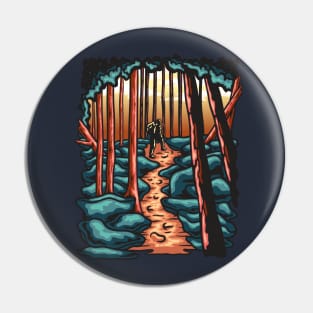 Mountain climbing illustration Pin