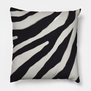 Zebra Print Heart Pillow