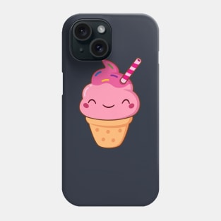 Cute Kawaii Ice Cream Cone Phone Case