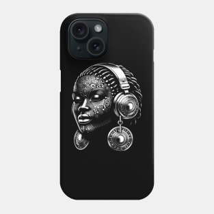 Afrocentric Woman Music Phone Case