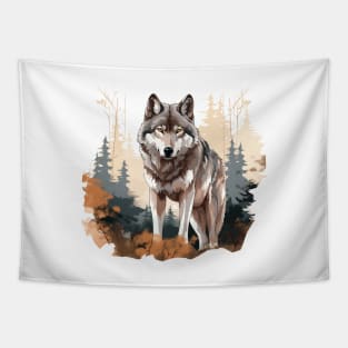 Grey Wolf Tapestry