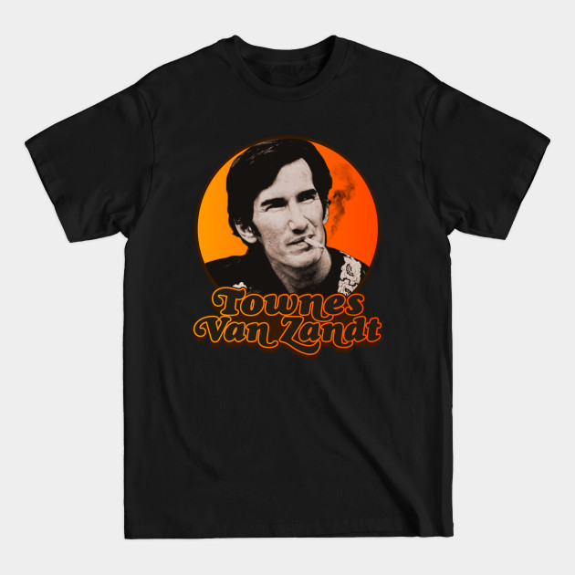 Discover Townes Van Zandt ))(( Retro Outlaw Country Tribute - Townes Van Zandt - T-Shirt