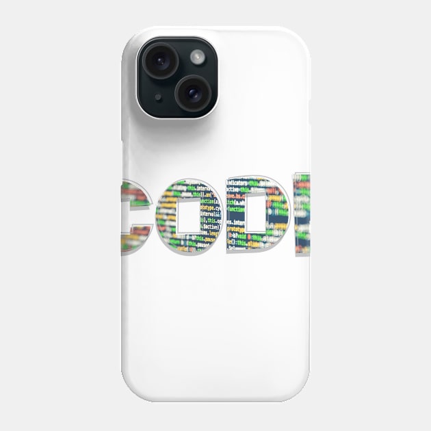 Code Phone Case by afternoontees