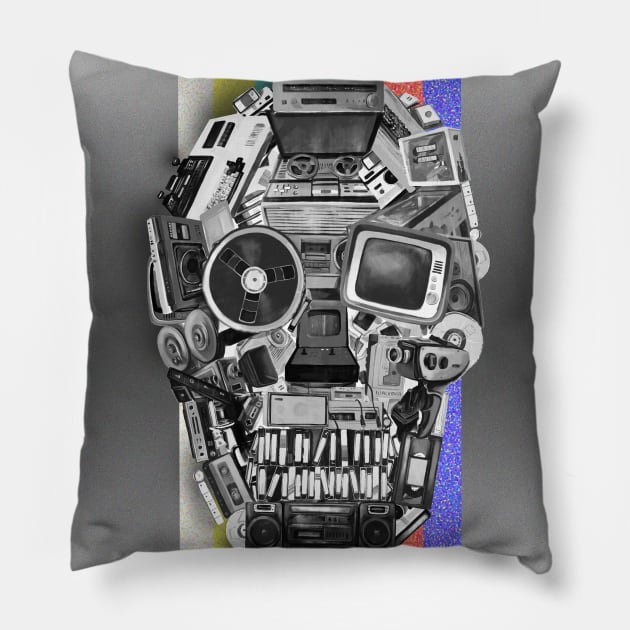 skull Pillow by BekimART