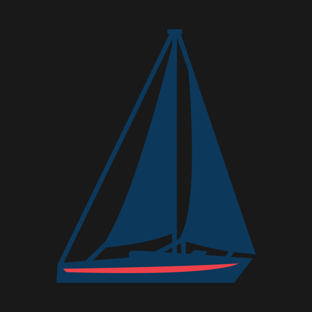 Disover Sailboat - Sailboat - T-Shirt