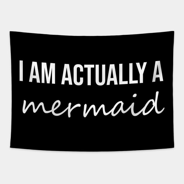 I am actually a mermaid Tapestry by sunima