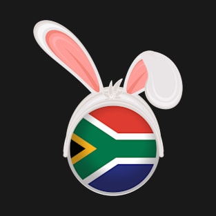 happy easter South Africa bunny ears flag cute designs T-Shirt