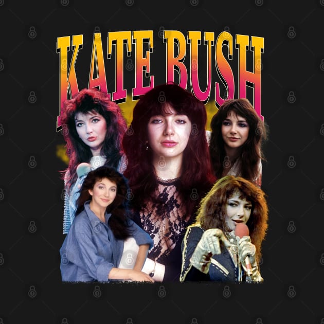 Vintage Kate Bush Retro 80s 90s by Chea Shepherd