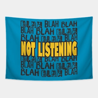 Funny not listening introvert INTJ anti-social bored small talk Tapestry