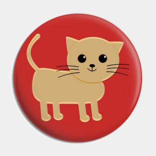 Cute Yellow Little Cat Pin