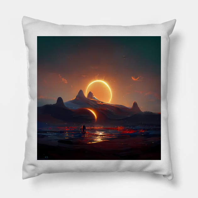 Crispy Eon Paradise #1 Pillow by endage