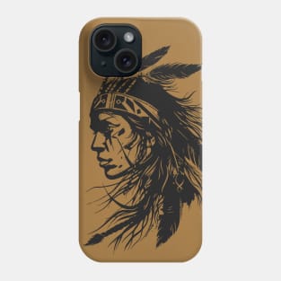 Native American Woman Phone Case