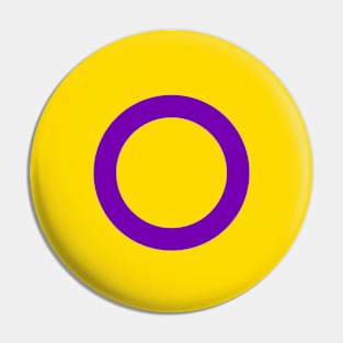 Proud Intersex Pride Flag (Proud LGBTQ+ Community Pride Flag) Pin