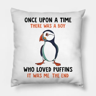 funny Puffins Pillow