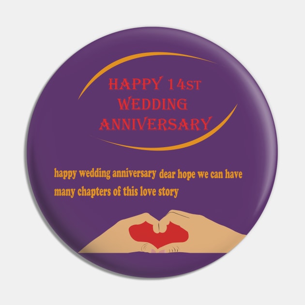 happy 14st wedding anniversary Pin by best seller shop