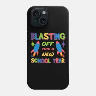 Blasting Off Into a New School Year Preschool to Kindergarten Phone Case