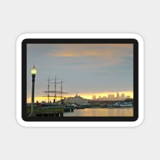 San Francisco Morning Cityscape Magnet