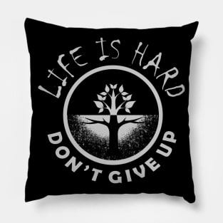 live is hard Pillow