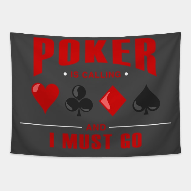 Poker with Friends Tapestry by Markus Schnabel