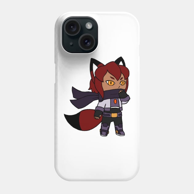 Rubi Chibi Armor Phone Case by Firestorm Fox