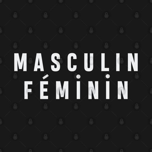 Masculin feminin by SAN ART STUDIO 