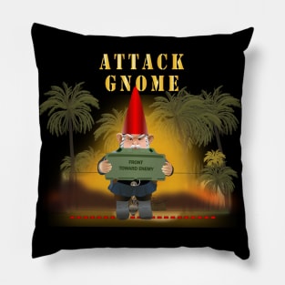 Attack Gnome w Claymore - Grenade w Fire w Jungle X 300 Pillow