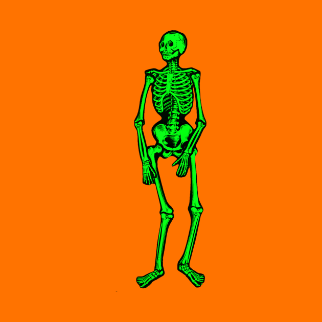 Green Skeleton by zombill