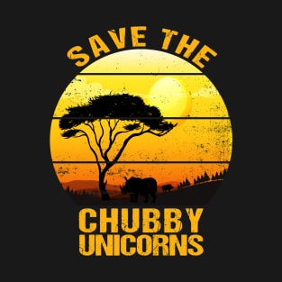 Save The Chubby Unicorns - Gift for Chubby Unicorns Lovers T-Shirt