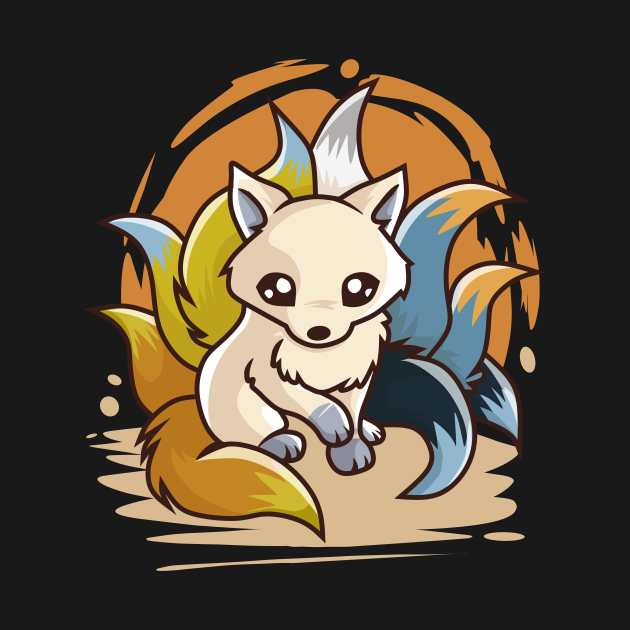 Aroace Cute Kitsune - Aroace - T-Shirt | TeePublic