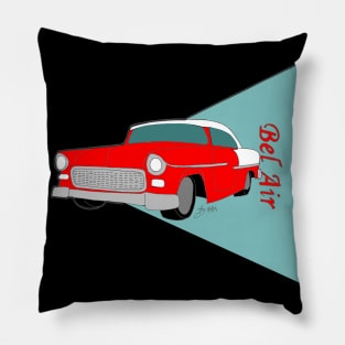 1955 Chevy Bel Air Classic Pillow