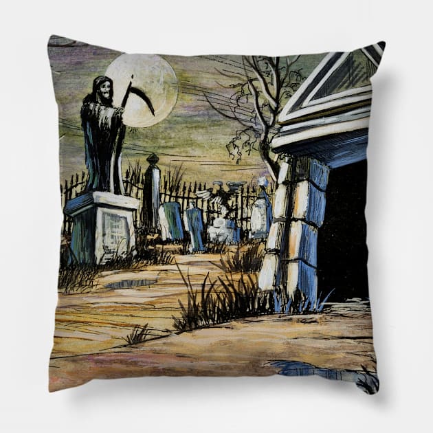 Cemetery Pillow by Edumj