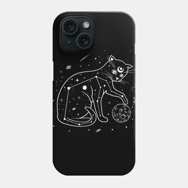 Moon Huntress - Space Cat Phone Case by marevo