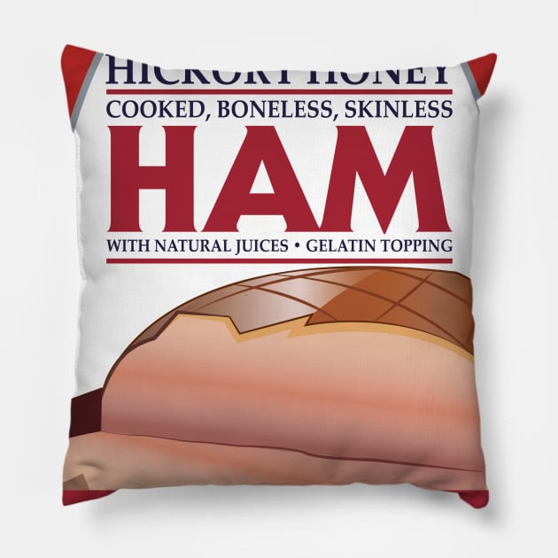 Hickory Honey Ham - Krank Family Tradition Pillow by Gimmickbydesign
