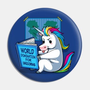 World Domination for Unicorns Pin