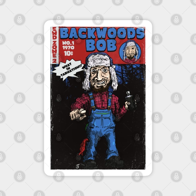 Backwoods Bob End Zone 2 comic book Magnet by WithoutYourHead