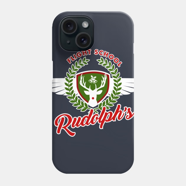 Rudolph's Flight School Phone Case by Styleuniversal