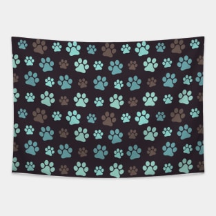 Puppy Paw Party Tapestry