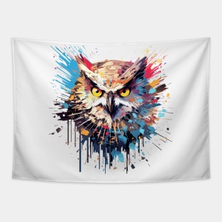 Owl Bird Animal Nature Freedom Wildlife Wonder Abstract Tapestry