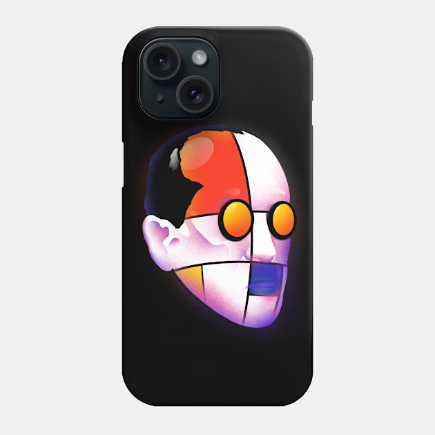 Portrait of Mondrian Phone Case by juan_ignacio_rossi